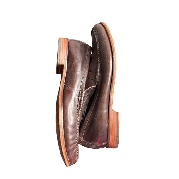 Cole Haan Men\'s Hudson Dark Brown Leather Hand Sewn Penny Loafers 11 main image 6